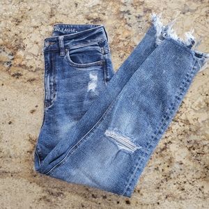 American Eagle Highest Rise Mom Jean, Size 0 Short